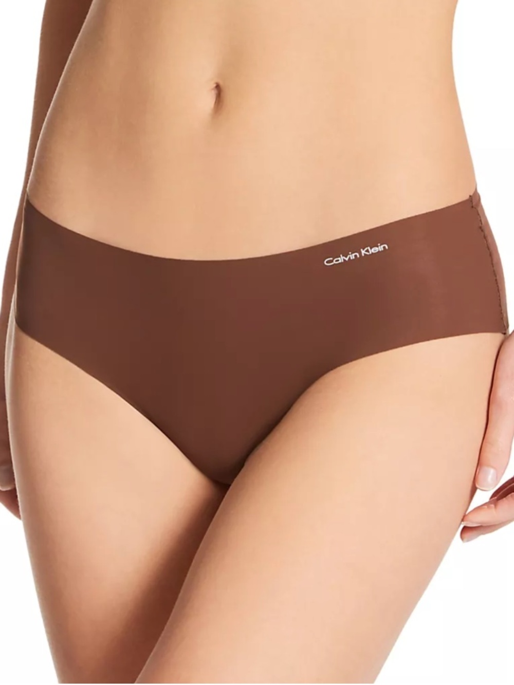 Calvin Klein Women's Invisibles Hipster – Chestnut – Medium NWT